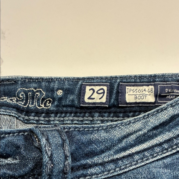 Miss Me Dark Blue Straight Leg Jeans - Picture 3 of 6